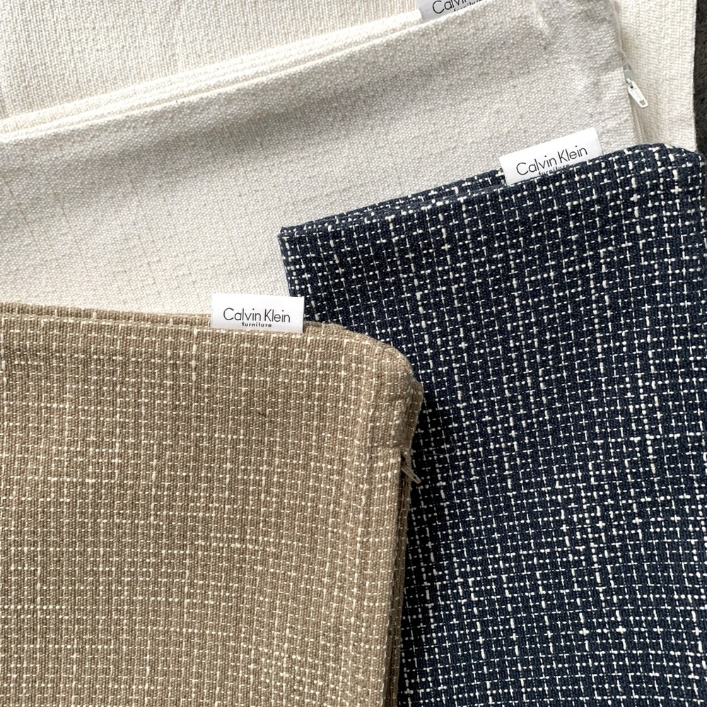 New Calvin Klein Tweed collection throw pillow cover